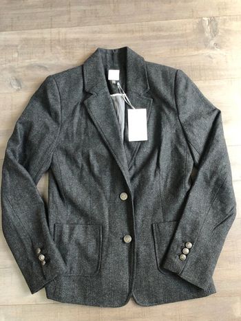 Blazer veste en tweed neuve Somewhere taille 36 grise