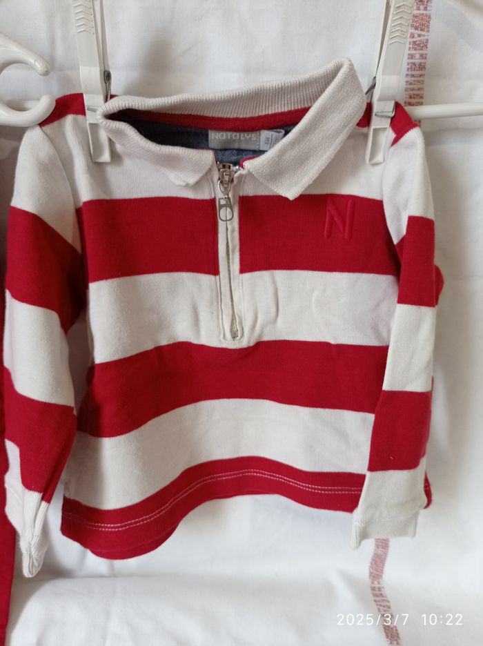 pantalon et haut de Natalys 6 mois ref 26 D3 - photo numéro 6