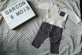 Ensemble bébé garçon 6 mois