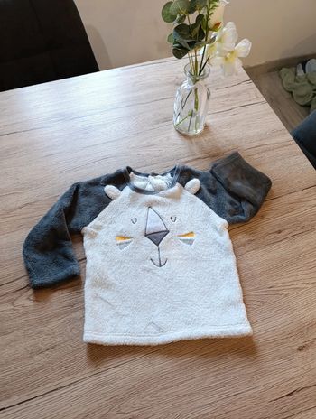 Haut pyjama chaud 18 mois Gémo