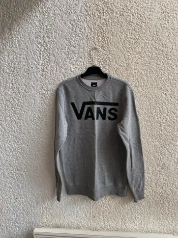 Sweat gris col rond  Vans T XS