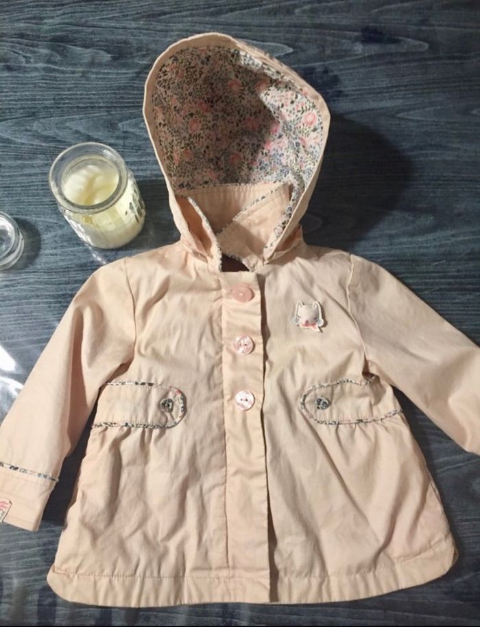 Trench-coat doublé sergent major 9 mois