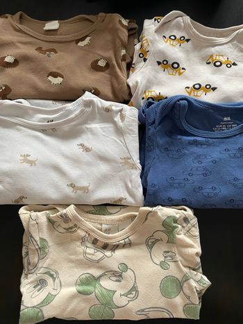 Lot 5 bodies  manches longues HM