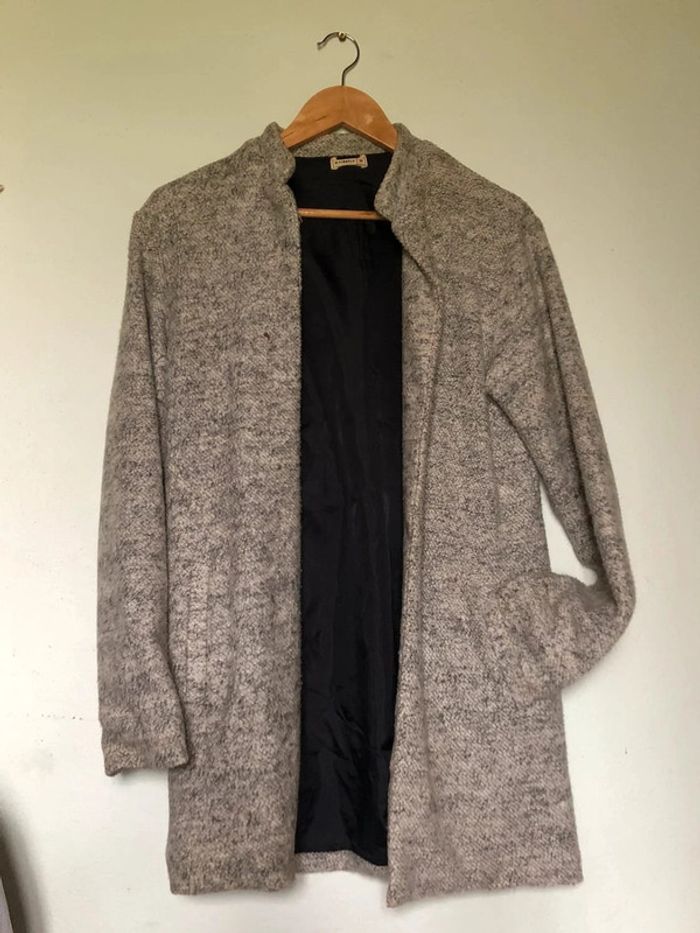 Veste manteau gris chiné - Firefly
