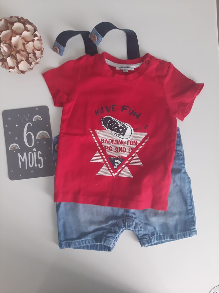 Ensemble Salopette et Tee-shirt - photo numéro 2