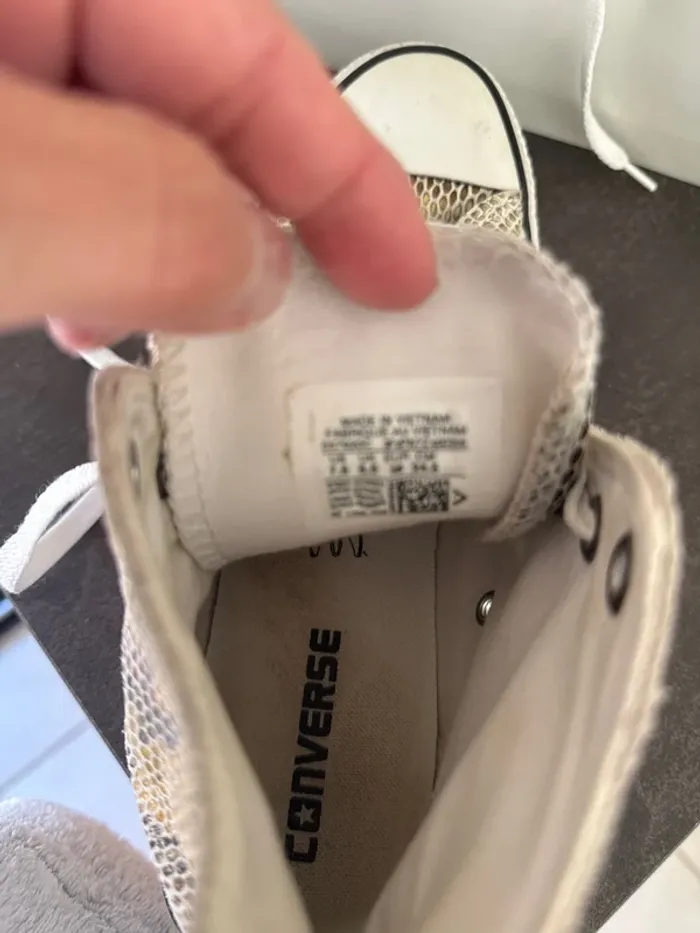 Magnifiques baskets hautes imprimé python 38 - photo numéro 6