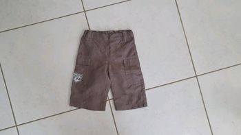 Bermuda léger garçon kaki longboard 2 ans CH3