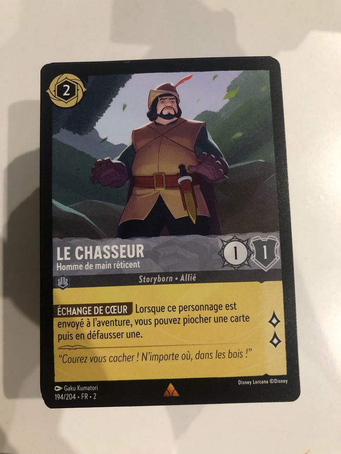 Lot de 175 cartes rares lorcana chap 1 à 8
