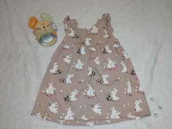 Robe lapin 9.12 mois h&m