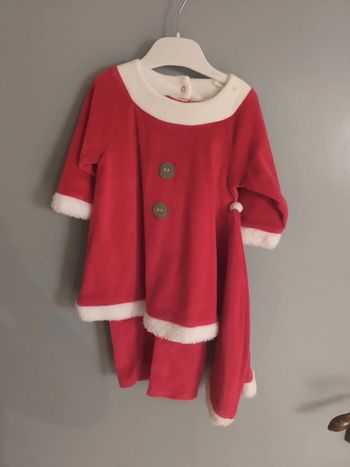 Déguisement pyjama de Noël neuf 12 mois
