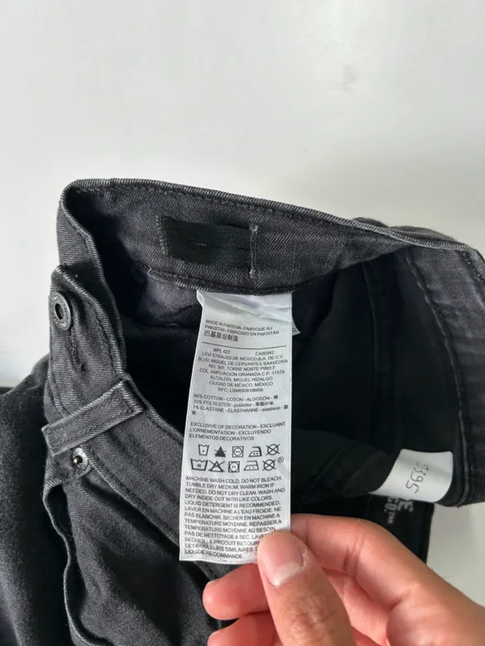 Jean Levi's Signature Femme Noir W26 | Skinny | Taille FR36 | Très Bon État SJ395 - photo numéro 6