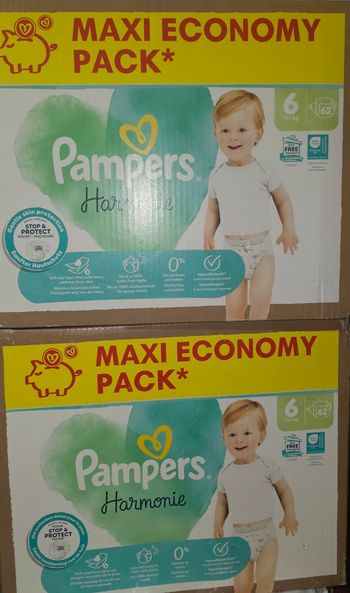 2 carton couche taille 6