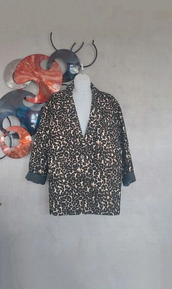 Blazer oversize léopard Avant Première