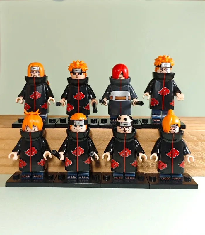 Pain et ses 8 formes - lot de 8 Mini figurines au format Lego