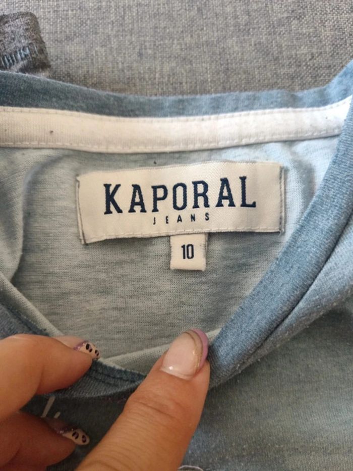 C56 t-shirt imprimé Kaporal 10 ans - photo numéro 3
