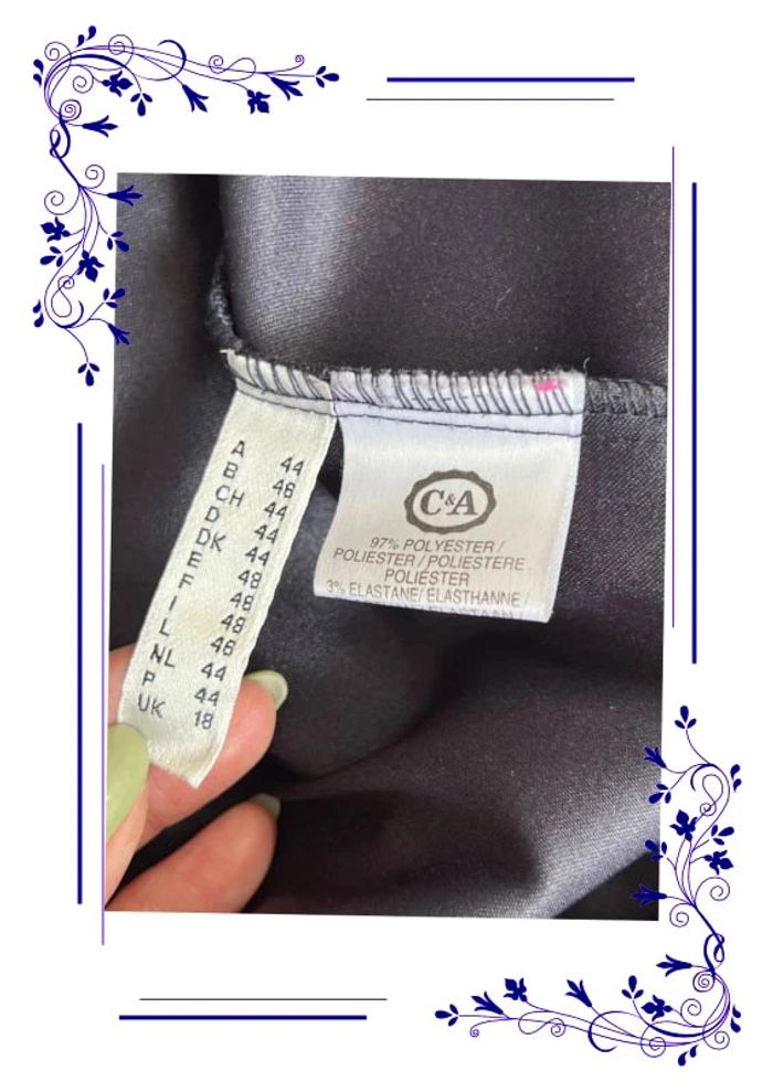 Ensemble C&A marine veste 46 et pantalon 44 - photo numéro 5