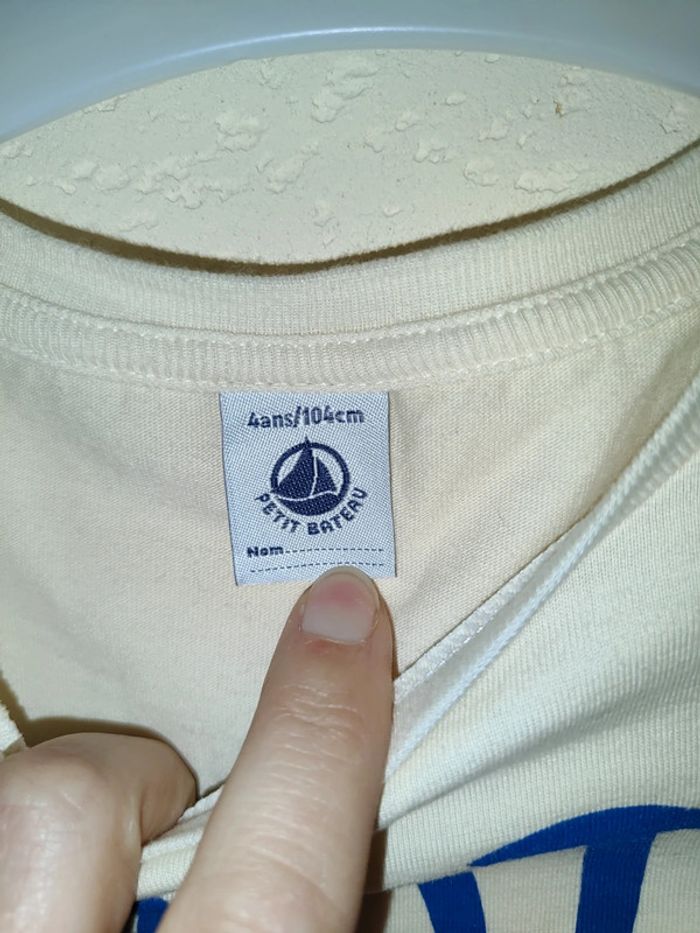 T-shirt petit bateau 4 ans - photo numéro 4