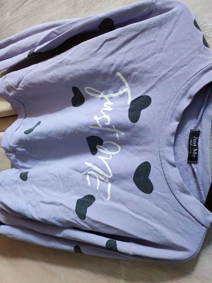 Petit pull a coeurs - photo numéro 2