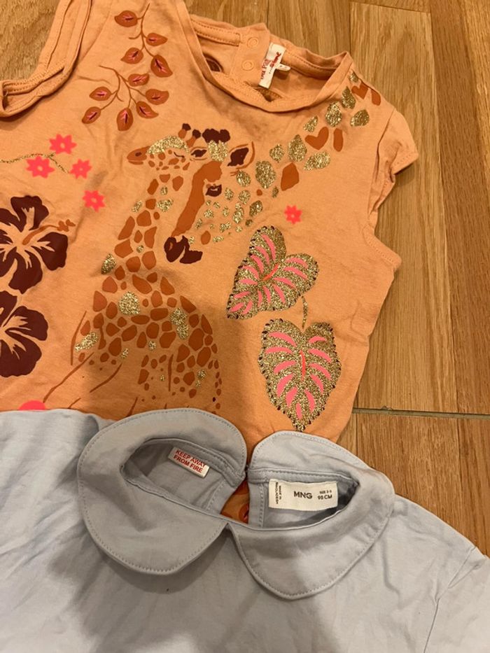 Lot de 4 t-shirts fille taille 3 ans - photo numéro 4