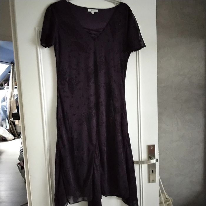 Robe violine taille 44 de marque 1,2,3 - photo numéro 6