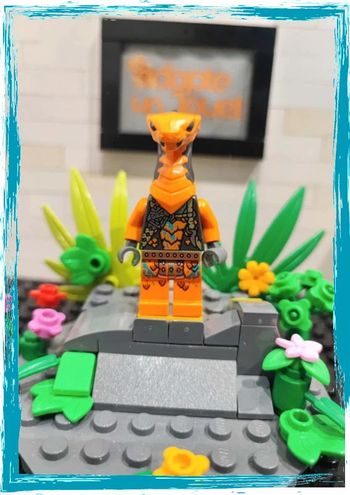 Lego - Figurine Ninjago - njo0717 - Cobra Mechanic / Sneaky Snake