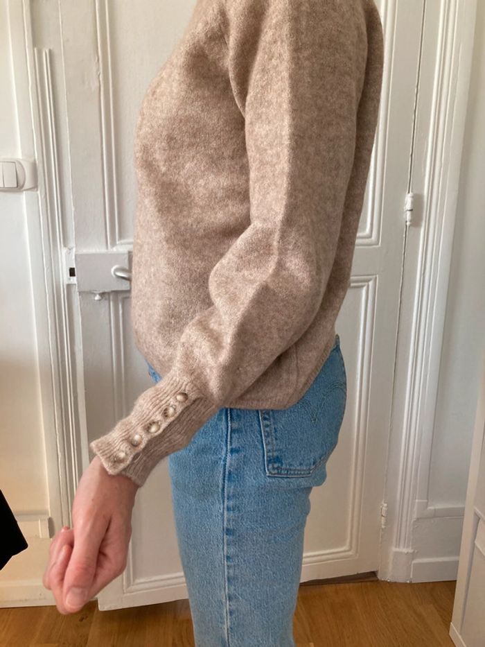 Pull Sézane beige Louise - photo numéro 3