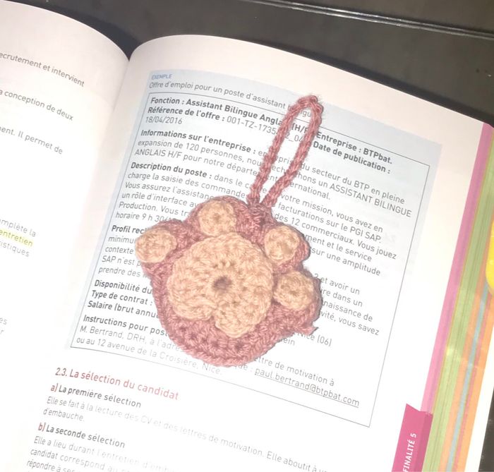 Porte clefs patte de chat 🐱🧶/ Porte monnaie au crochet 🧶