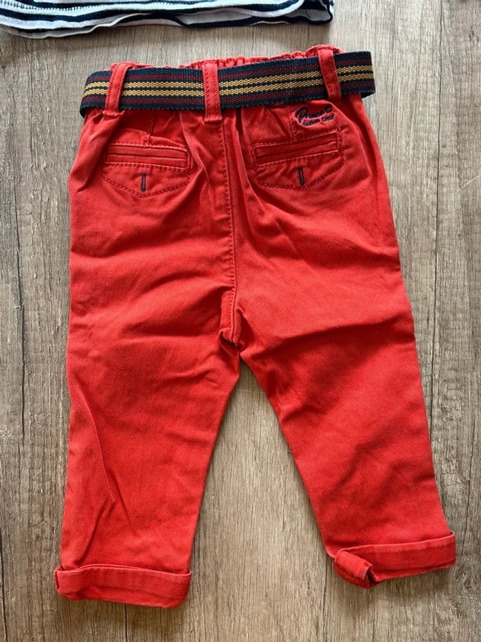 Ensemble jean t-shirt manches longues 9 mois 12 mois - photo numéro 4
