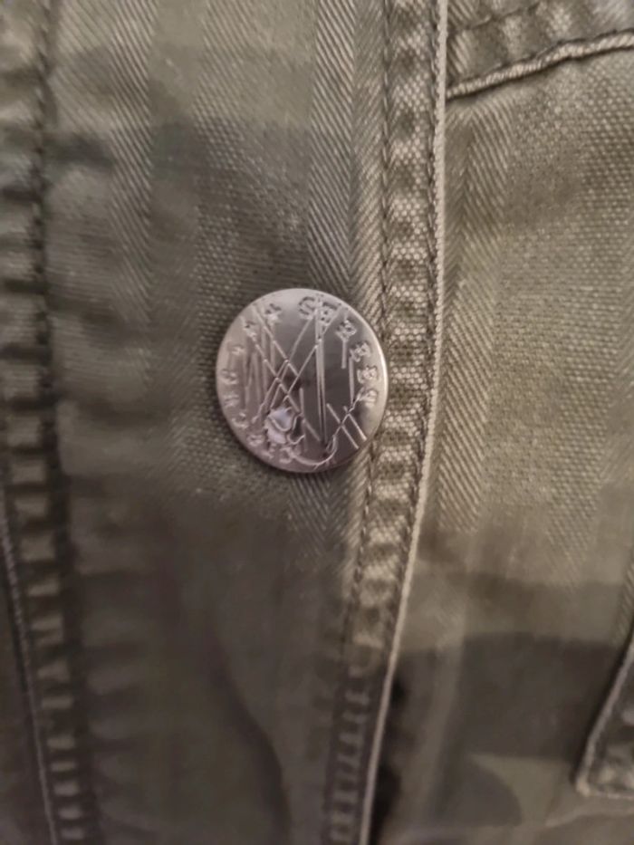 Veste style saharienne kaki kenvelo taille s - photo numéro 7