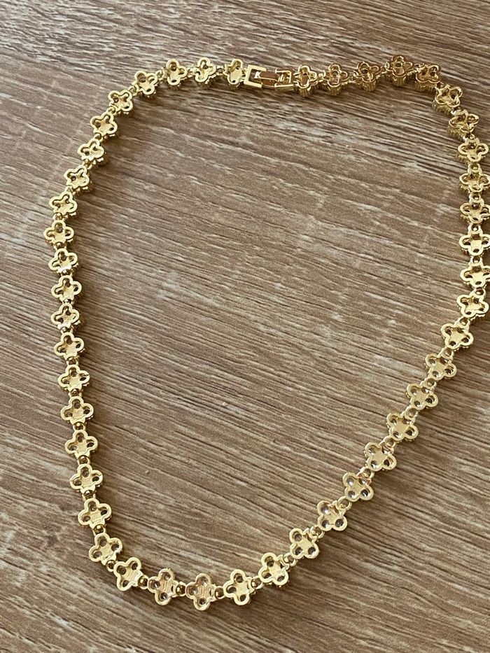 Collier strass et doré - photo numéro 7