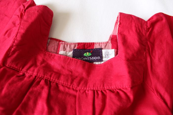 Lot 6 mois été de 3 ensembles robes + bloomers + gilet - photo numéro 7