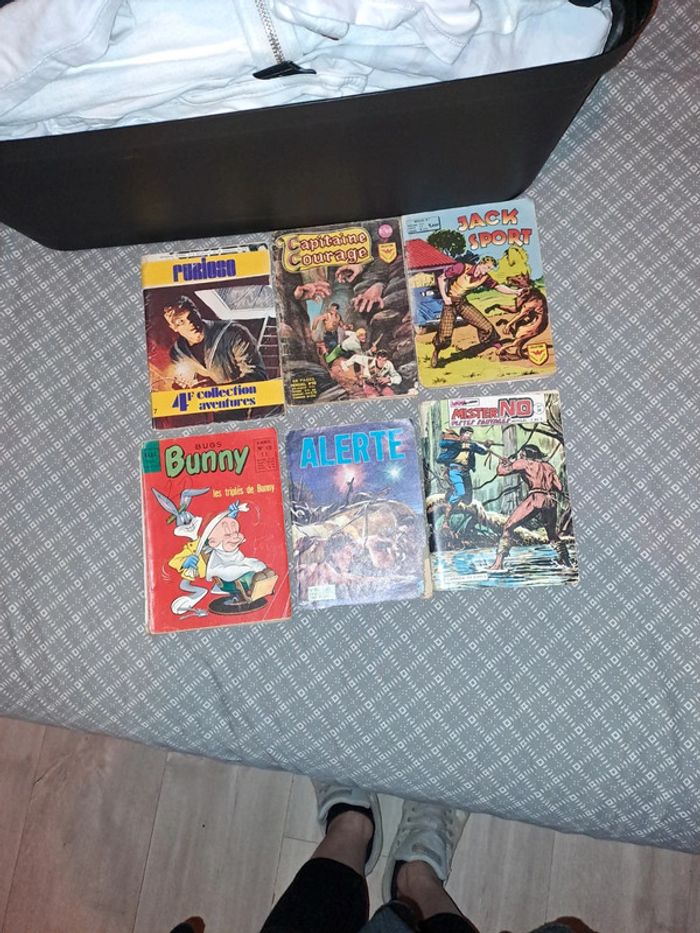 Lots de 6 BD des années 1980