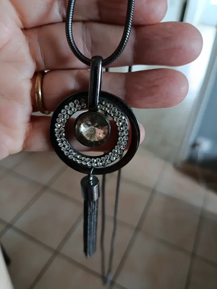 Pendentif métal argenté - photo numéro 2
