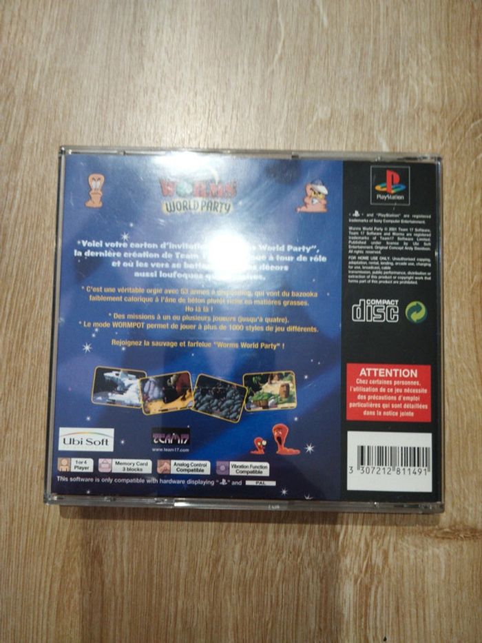 Worms world party ps1 - photo numéro 2