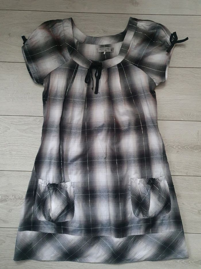 Robe Courte Carreaux