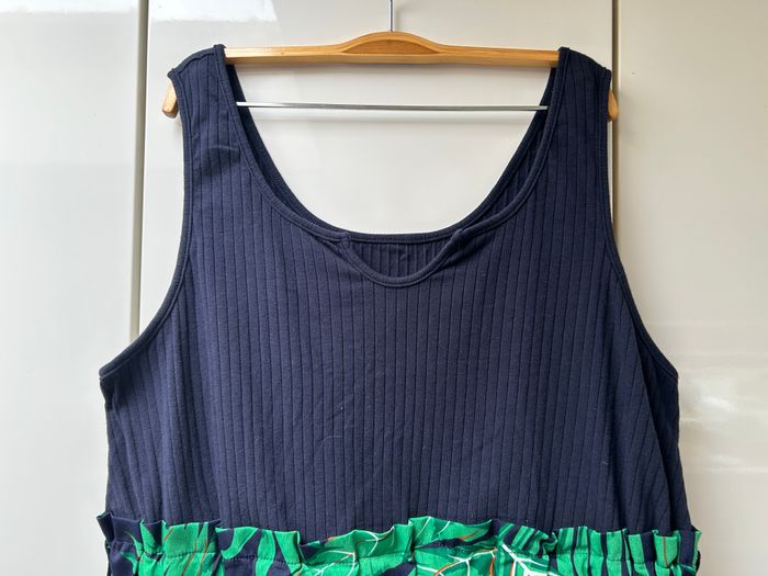 Combishort bleu/vert Shein Curve - Taille 2XL - photo numéro 2