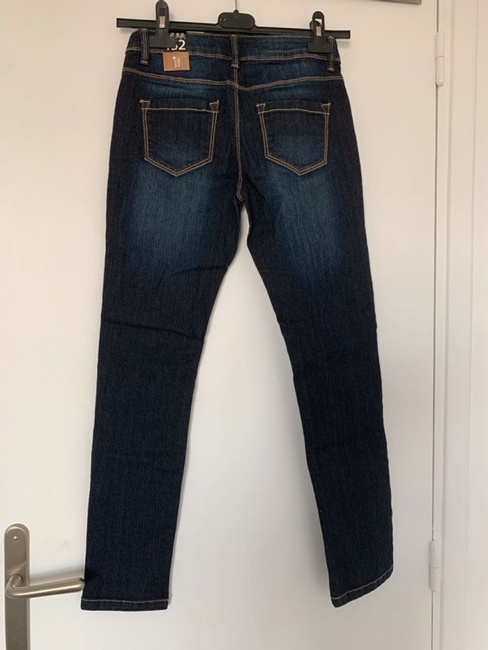 Jean skinny marine neuf 152cm - photo numéro 2