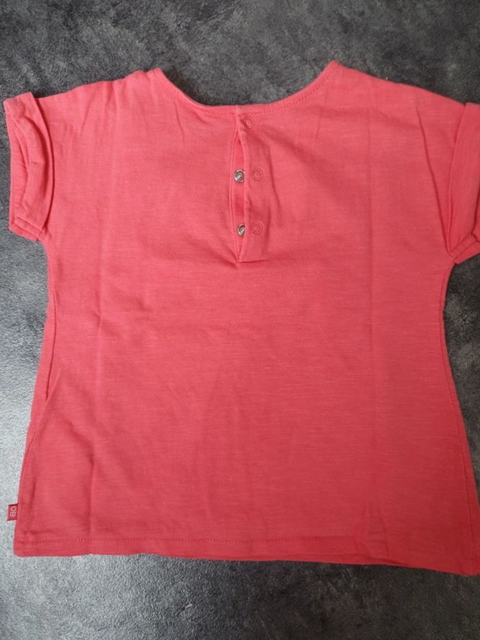 Lot 3 t-shirts/débardeur bébé fille 23-24 mois neuf - photo numéro 7