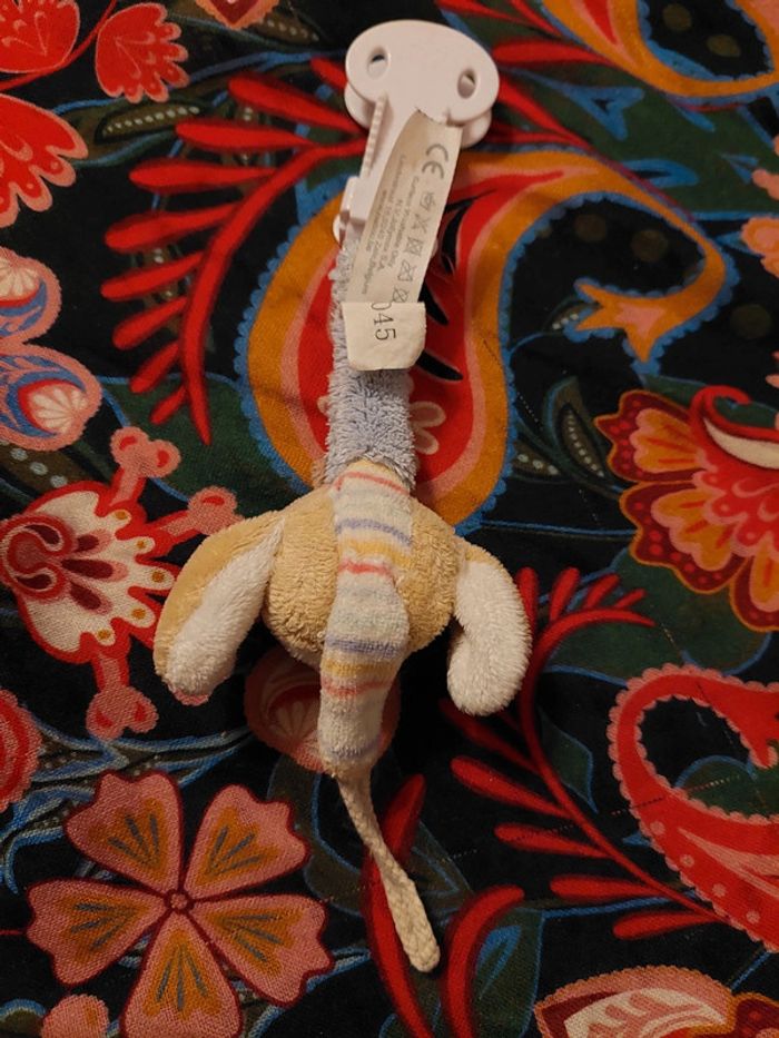 Nattou - doudou attache tétine chien Les Zamis - photo numéro 4