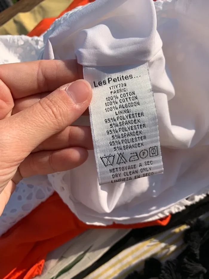 Robe broderie anglaise Les Petites blanche taille 36 S - photo numéro 17