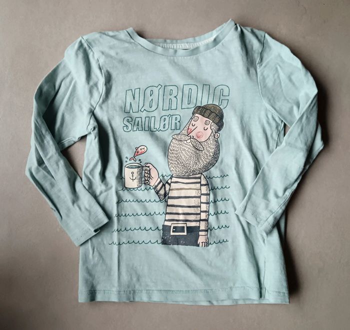 Tee shirt manches longues Nordic sailor vertbaudet 6 ans