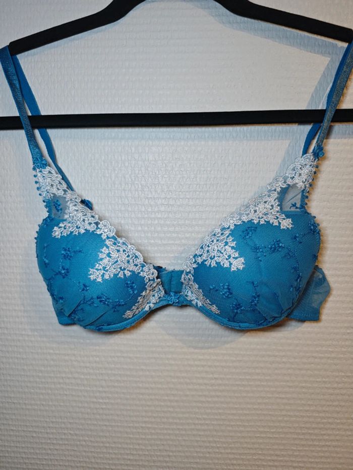 Soutien-gorge Passionata bleu en dentelle