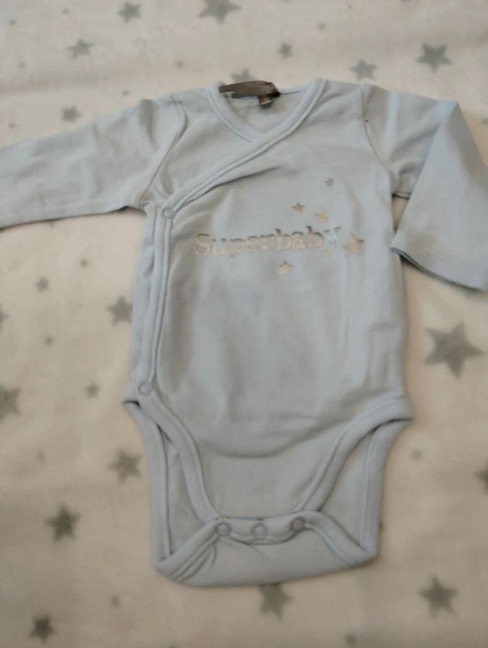 Lot de 3 bodies Cache cœur pour "mini baby" - photo numéro 11