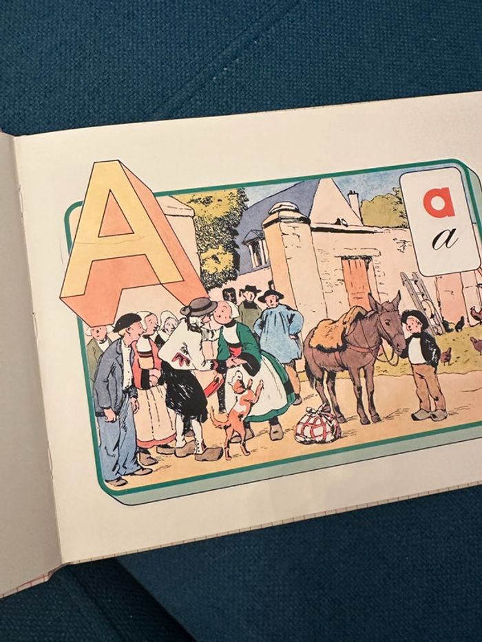 Livre ancien vintage cartonné Alphabet de Bécassine couverture âne Gautier Languereau - photo numéro 6