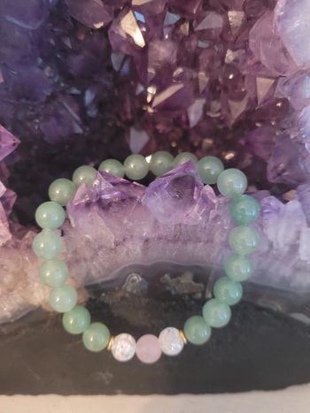 Bracelet en pierres naturelles d aventurine