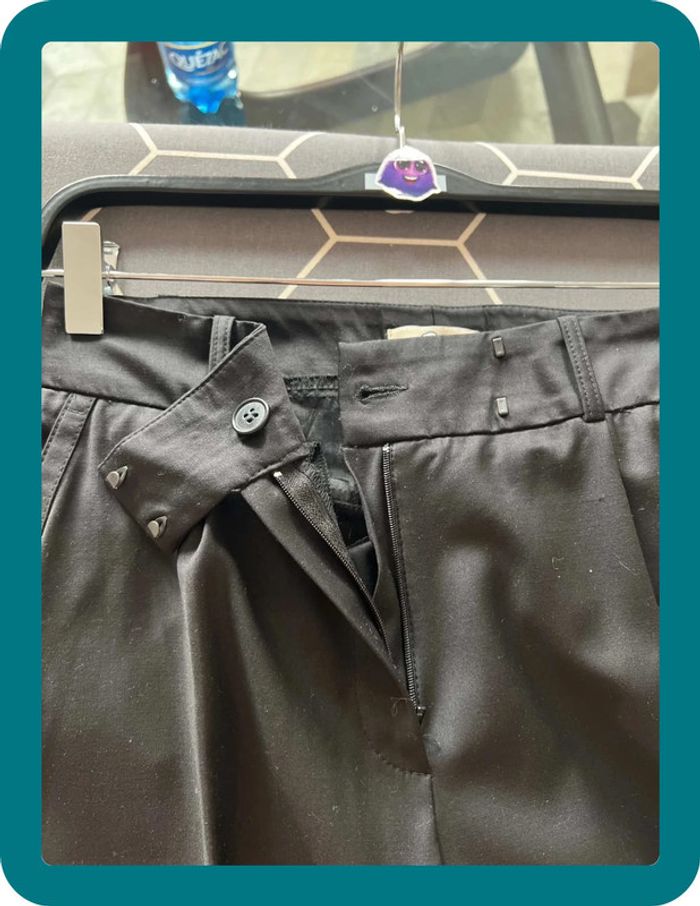 Pantalon en laine vierge extra fine satinée 36 - Pablo - photo numéro 5