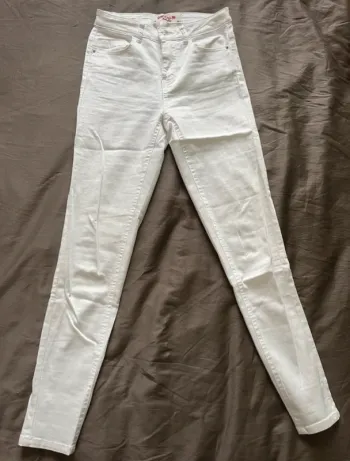 Jean skinny blanc
