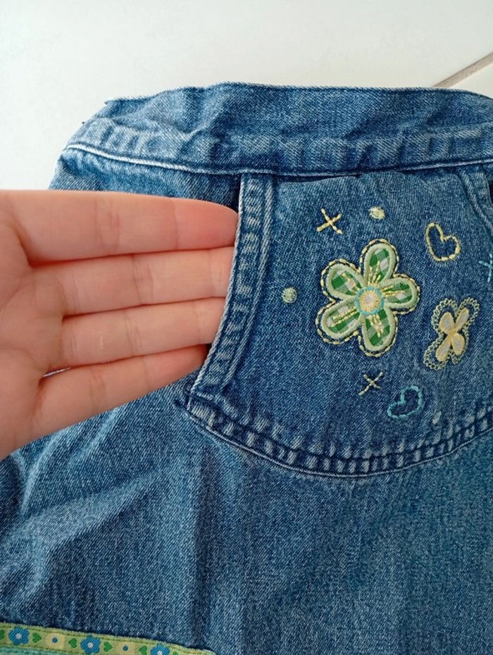 Jupe short en jean La Redoute taille 4 ans - photo numéro 7