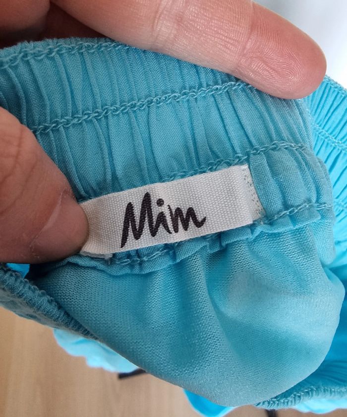 Jupe turquoise - taille 34 36 - Mim - photo numéro 4