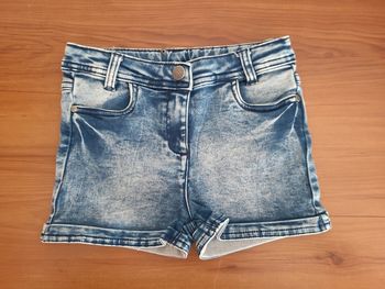 Short jeans délavé